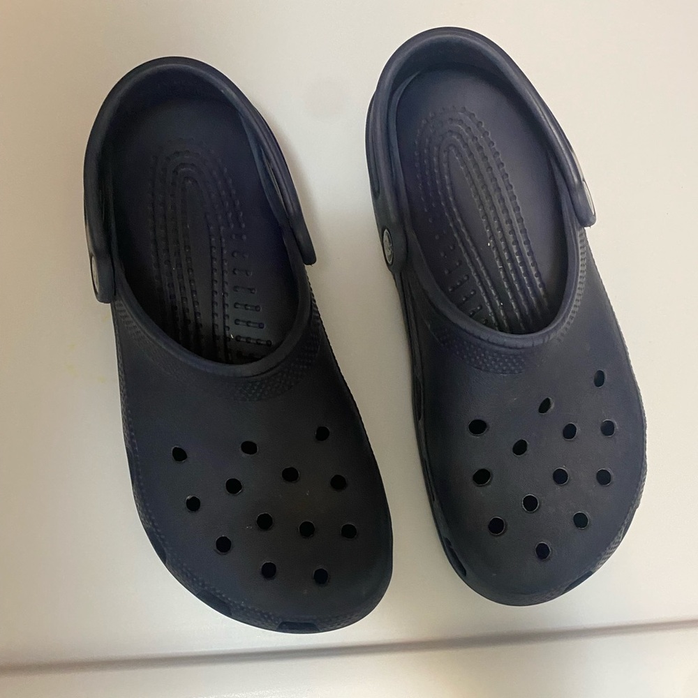 CROCS Blue Textured Sole Footwear